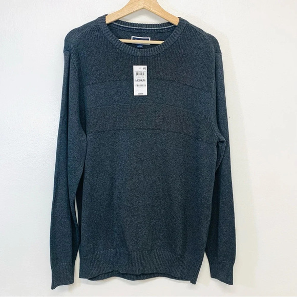 Club Room Mens Sweater Medium  Crew Neck  100% Cotton Long Sleeve Casual Preppy - Picture 1 of 10